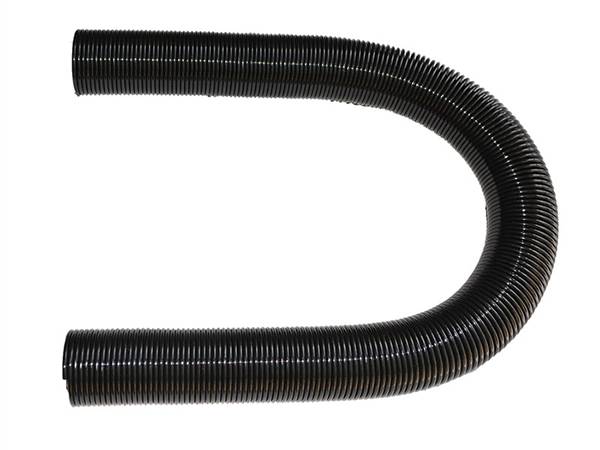 There is a section of TPU stretch hose with black color.